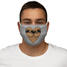 Load image into Gallery viewer, Glad Sloths Gray Face Mask
